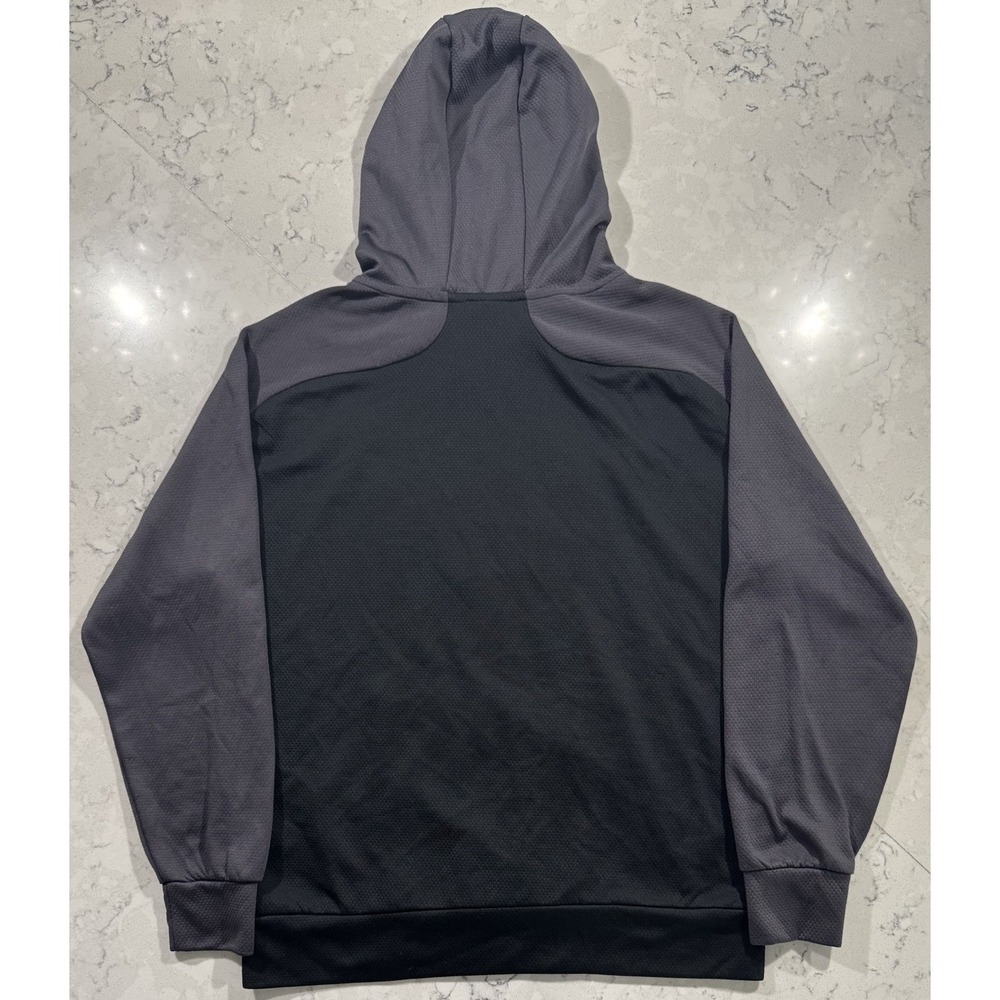 Marvel Punisher Skull Hoodie Mens Medium Black Gray Pullover Sweatshirt - Picture 9 of 9